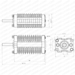 High quality auxiliary switch F10-22 dimensions