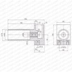Bracket for F.C handcart contact arm LYC373