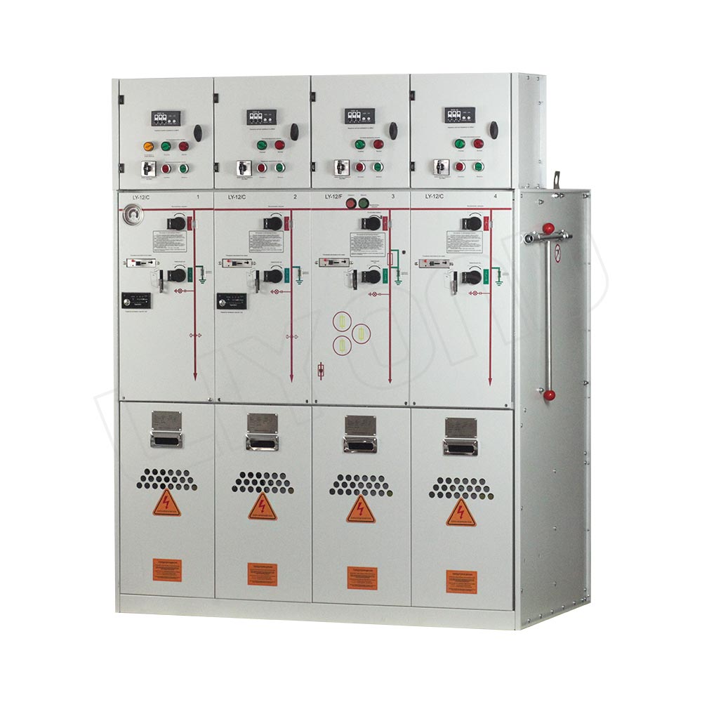 Распределительное устройство с элегазовой изоляцией для распределения среднего напряжения